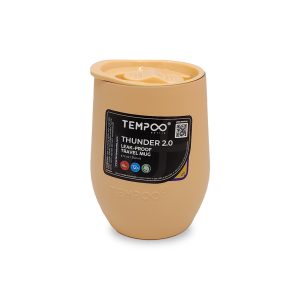Termo Tempo Thunder 2.0 | 12oz (350ml) | Travel Mug Hermético | Aislamiento al Vacío para Café y Bebidas Cortas