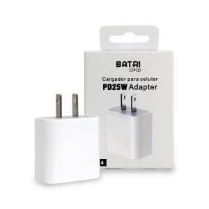 Conector de Pared Batri Eko Serie PD Adapter Modelo EK-14 25W con Puerto USB-C