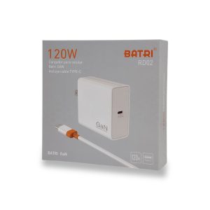Cargador de Pared Batri Serie Super Charge Modelo RD02 120W USB-C