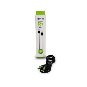 Cable de Datos Batri Serie Super Carga Rápida Modelo CU18 USB-A a Tipo C - Potencia 18W