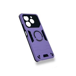 CASE UNICOLOR TRANSFORMER CON ARO MAGNET TECNO POVA 6 NEO
