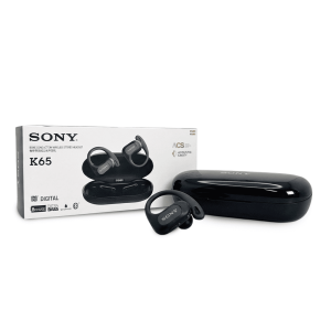 Audífonos Inalámbricos Sony K65 - Conducción Ósea, Extra Bass y Resistencia al Agua con Estuche de Carga Digital