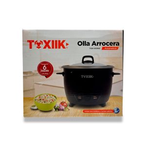 Olla Arrocera Eléctrica Toxiik TOK-S10NG | Capacidad 1.0 Litros (6 Tazas)