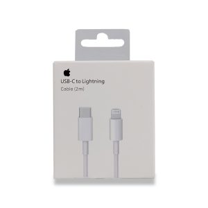 Cable Apple Serie USB-C a Lightning 2 Metros - Original con Soporte de Carga Rápida y Sincronización.