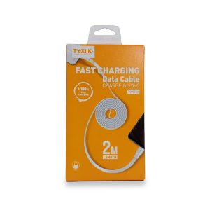 Cable de Datos y Carga Toxiik Serie Fast Charging Modelo TOK552 USB-A a Tipo C - Longitud de 2 Metros