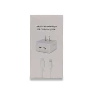 Cargador de Pared Apple Serie iPhone 14 Pro Max 35W Doble Puerto USB-C
