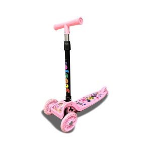 Scooter Infantil Ajustable LX-9180 | Diseño de 3 Ruedas con Luces y Gráficos Animados