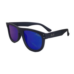 Lentes de Sol BBN2204 | Montura de Goma Flexible | Lunas Tornasol Azul/Púrpura