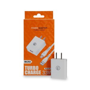 Cargador de Pared Xiaomi Mi 33W Turbo Charge | Modelo MI-546 | Salida USB-A a Micro-USB