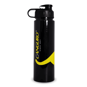 Termo Deportivo Canguro 700ml Negro | Tapa Macro con Boquilla de Seguridad
