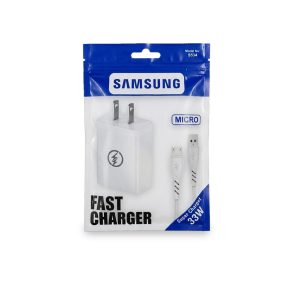 Cargador de Pared Samsung 33W Fast Charger | Modelo S534 | USB-A a Micro-USB (V8)