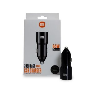 Cargador para Carro Xiaomi 65W | Carga Rápida Dual (USB-A + Tipo-C)