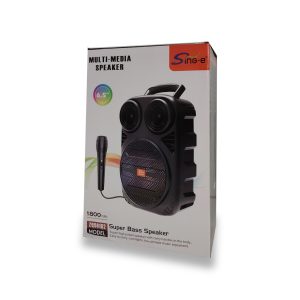 Corneta Inalámbrica Sing-E ZQS6162 | Parlante de 6.5 Pulgadas | Iluminación LED RGB