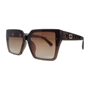 Lentes de Sol Toxiik 3281 para Dama | Diseño Square Oversized | Montura en Tono Café