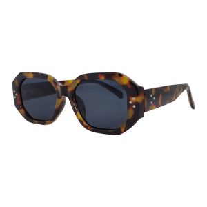 Lentes de Sol Toxiik ZN3742 | Diseño Butterfly Oversized de Lujo | Montura en Negro Pulido con Detalles en Oro Rosa