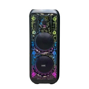 Corneta Inalámbrica Bakzer BK-8861 | Sistema de Doble Woofer 8" x 2