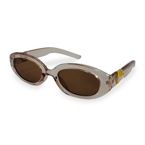 Lentes de Sol GPP4302 | Diseño Ovalado Vintage | Montura de Polímero Traslúcido
