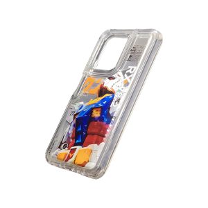 Forro Transparente Doble Capa Estampado para Honor X7A
