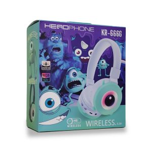 Audífonos Inalámbricos de Diadema KR-666 | Edición Especial "Monsters University"