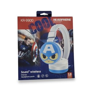 Audífonos Inalámbricos KR-9900 Cool Sound | Edición Especial "Capitán América"