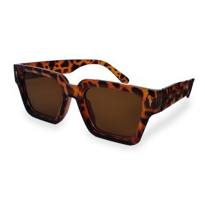 Lentes de Sol Lente Fashion NTP902 | Diseño Cuadrado | Estampado Carey (Animal Print