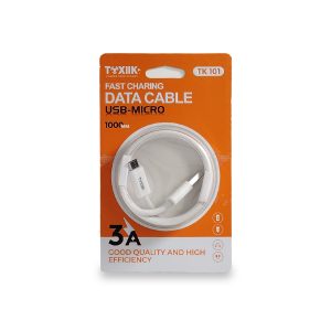 Cable de Carga y Datos Toxiik TK 101 | USB a Micro-USB | 3A Fast Charging