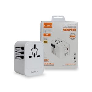 Adaptador de Viaje Universal LDNIO Z9 | Potencia de 20W PD + QC 3.0
