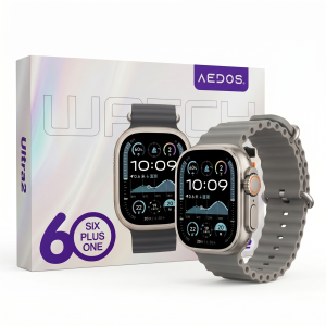 Smartwatch Aedos Ultra 2 AD0302 | Edición Especial 6 en 1 | Pantalla de Alta Resolución