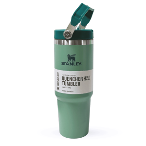 Vaso Termo tipo Stanley Quencher H2.0 40oz (1.18 L) | Acero Inoxidable con Aislamiento al Vacío | Pitillo Reutilizable | Color Rosa Pastel