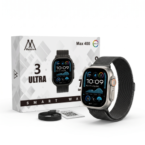 Smartwatch Maixinn 3 Ultra Max 400 | Pantalla AMOLED Full Screen | Combo 7+1 Seven In One | Monitoreo de Salud y Actividad Física