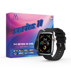 Smartwatch Maixinn Series 11 | Pantalla AMOLED de Alta Definición | Combo 7+1 Seven In One | Notificaciones Inteligentes y Monitoreo de Salud