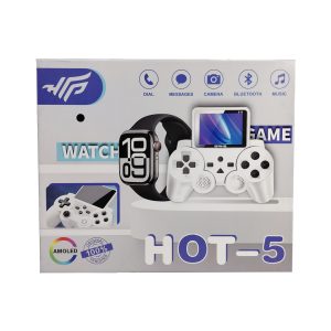 Combo Smartwatch + Mini Consola Retro Game Hot-5