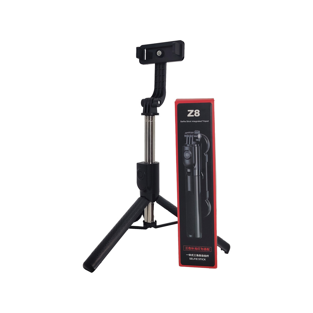 Selfie Stick Tripode Integrado Z8 con Control Remoto Bluetooth