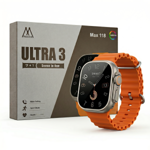 Smartwatch Maixinn Ultra 3 Max 118 | Pack 7 en 1 | Pantalla AMOLED Premium