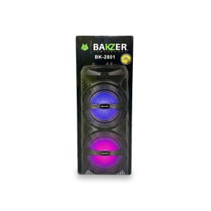 Corneta Inalámbrica Bakzer Power Sound BK-2801 - Doble 8 Pulgadas