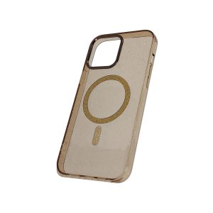 Forro iPhone 13 Pro Max Champaña Escarchado Magsafe Glitter