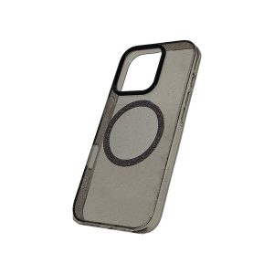 Forro iPhone 16 Pro Ahumado Escarchado Magsafe Glitter