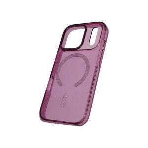 Forro iPhone 17 Pro Magenta Escarchado Magsafe Glitter