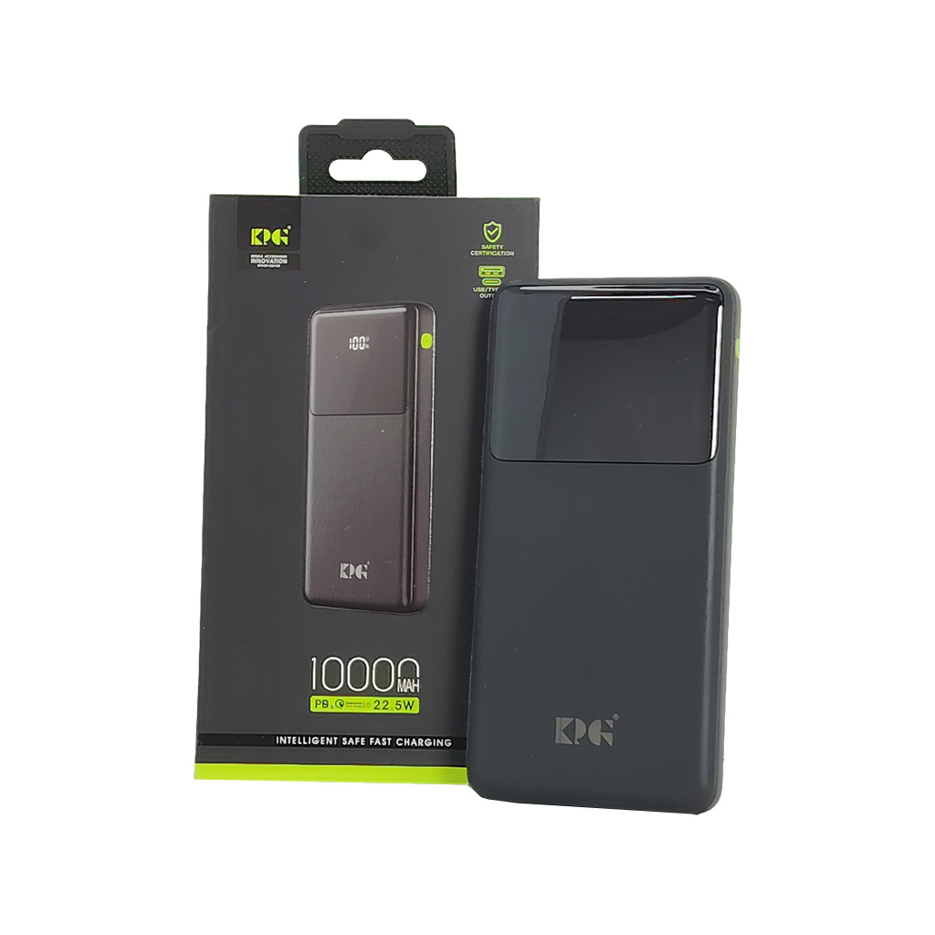 Power Bank Portátil KPG 10000 mAh 22.5W Fast Charging Modelo PD-19