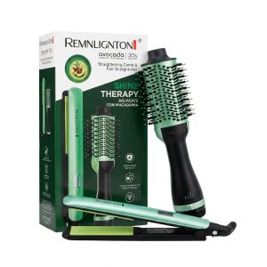 Kit de Estilizado Remnlignton Shine Therapy Aguacate con Macadamia
