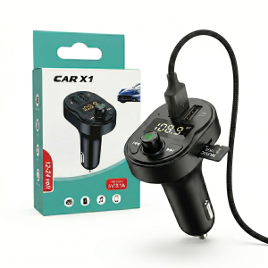 Cargador para Carro con Transmisor FM Bluetooth Car X1