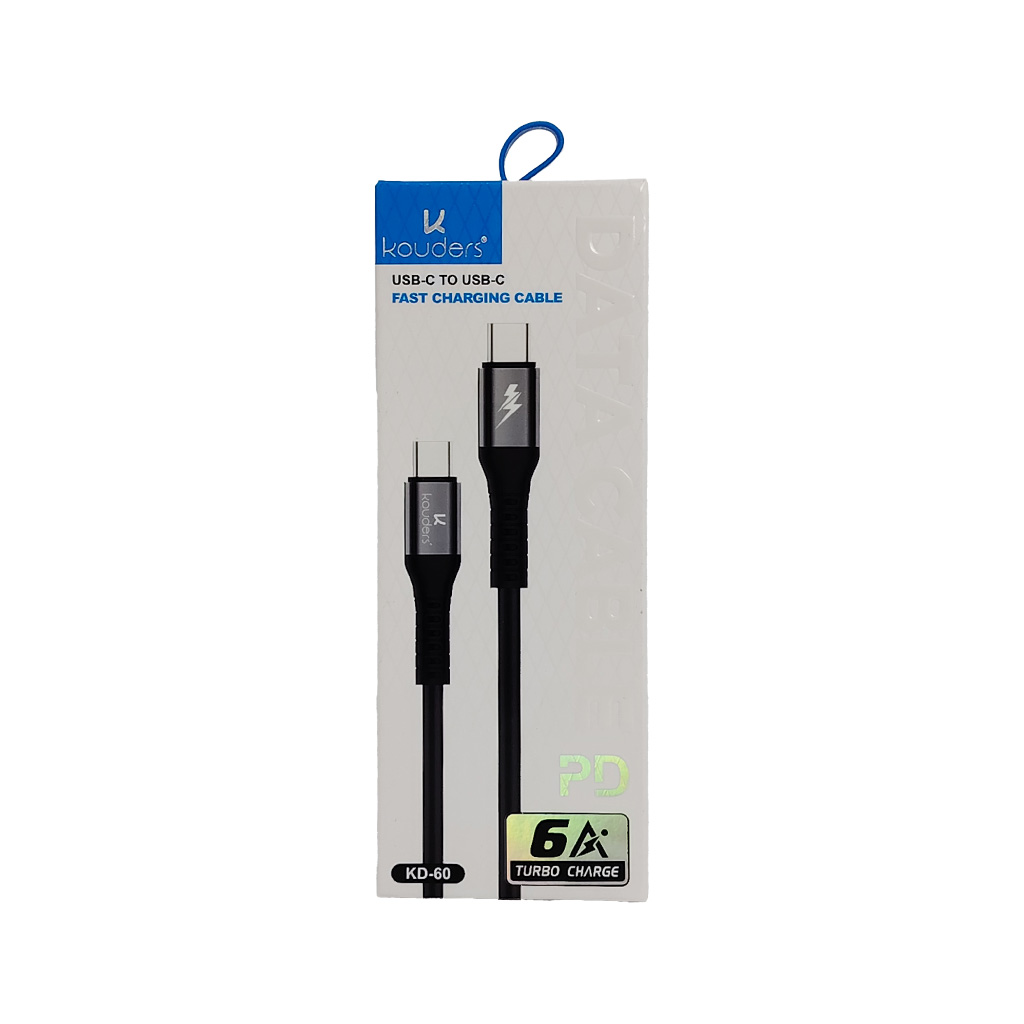 Cable de Datos Kouders KD-60 Tipo-C a Tipo-C