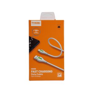 Cable de Datos y Carga Rápida Toxiik TOK-572 | Cable USB-A a USB-C