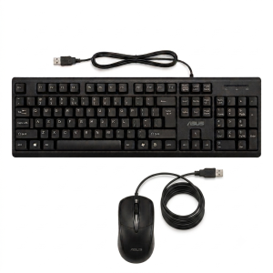 Teclado y Mouse Alámbrico ASUS CU100 | Kit Periférico Tradicional USB