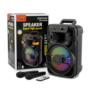 Kit Corneta Inalámbrica Sing-E Party Speaker de 10 Pulgadas | 3000mAh, LED RGB Multicolor