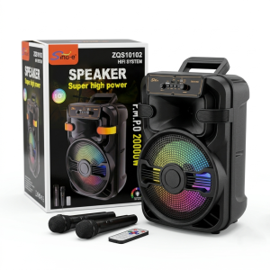 Kit Corneta Inalámbrica Sing-E Party Speaker de 10 Pulgadas | 3000mAh, LED RGB Multicolor
