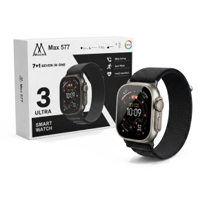Kit Smartwatch Max 577 Ultra 3 Inteligente | 7+1