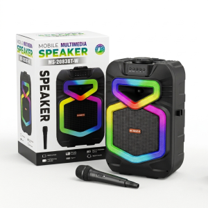 Corneta Inalámbrica Portátil Mobile Multimedia Speaker | 8 Pulgadas X 2, 4500W