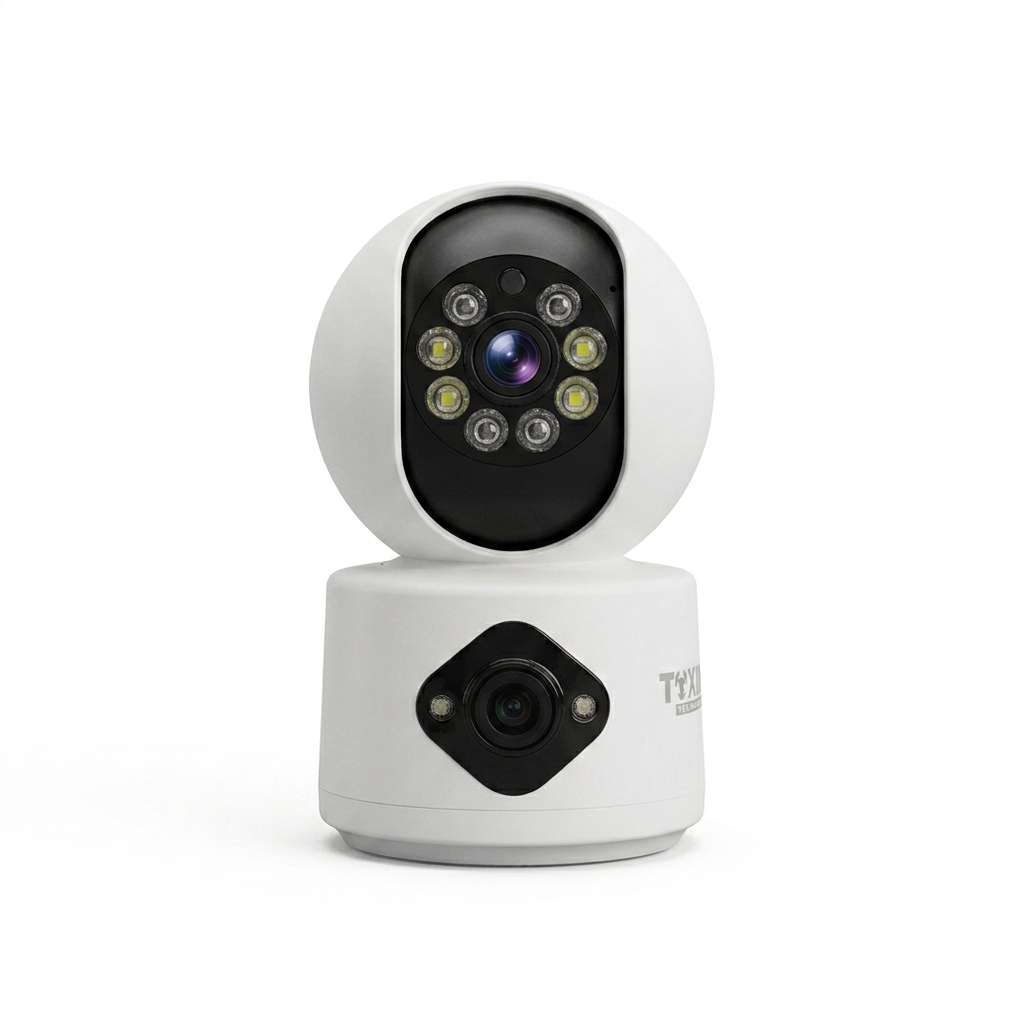 Cámara de Seguridad Inteligente TOXIIK TOK-CM04 Dual-Lens