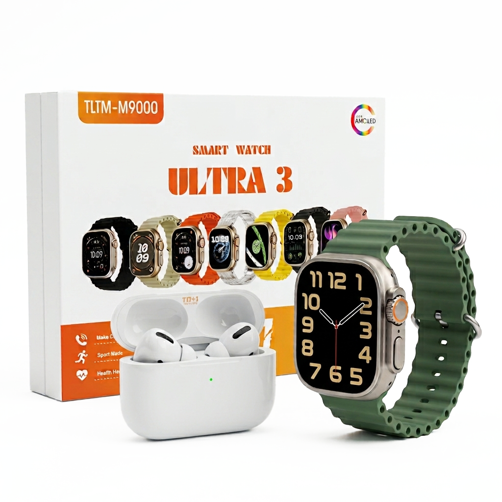 Smartwatch Ultra 3 M9000 Combo 10+1 - Imagen 2